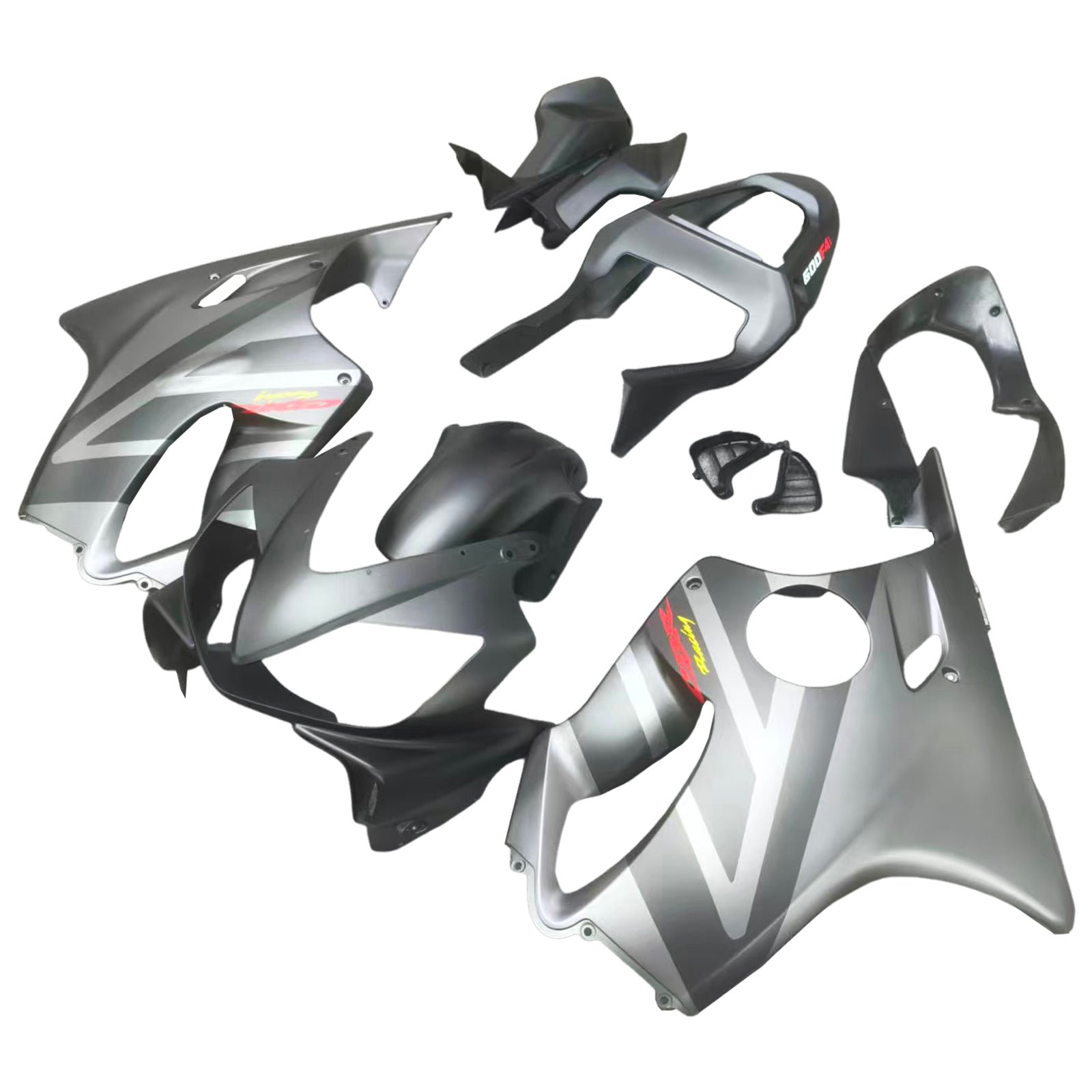 Amotopart 2001-2003 CBR600 F4i Honda Black&Grey Fairing Kit