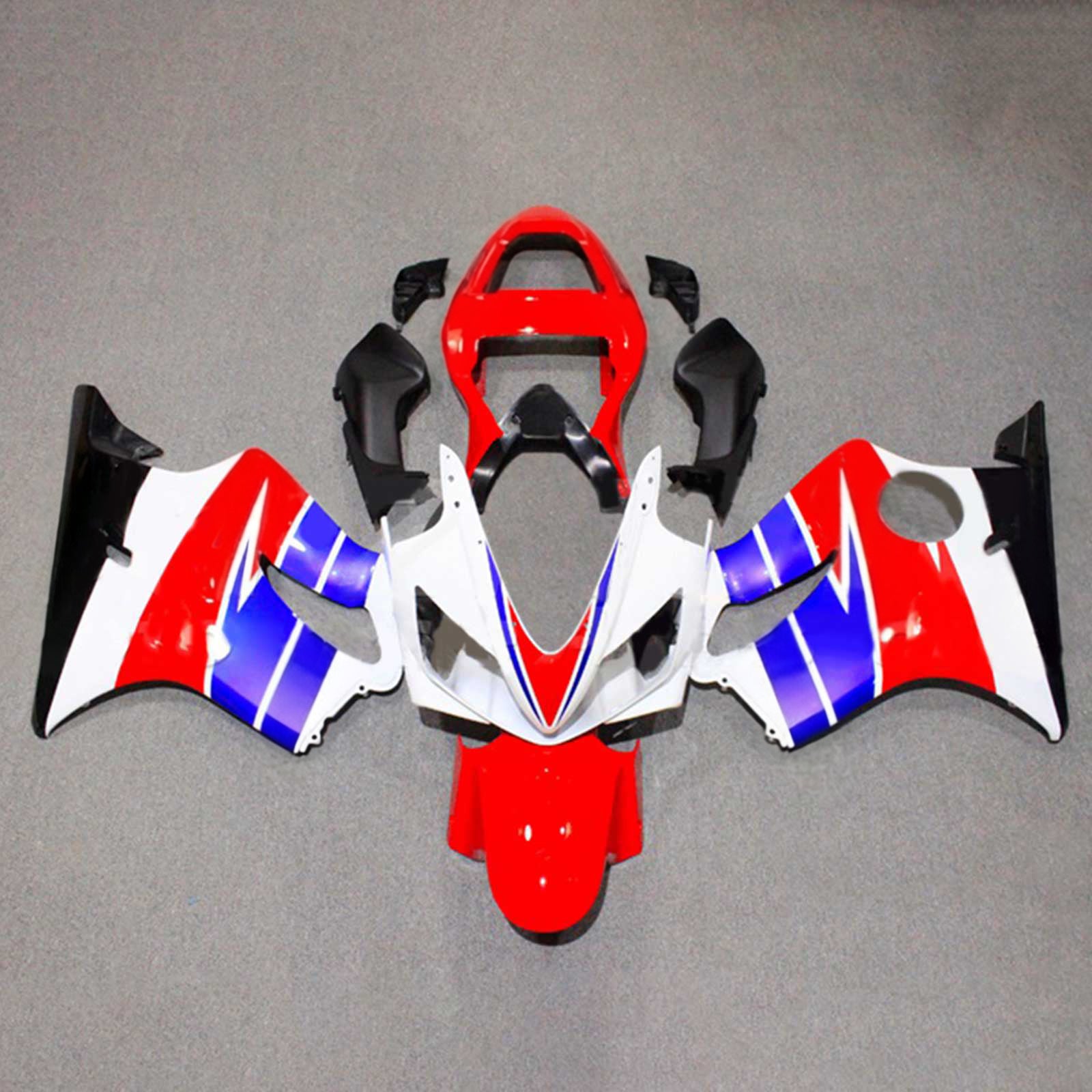 Amotopart 2001-2003 CBR600 F4i Honda Blue&Red Style1 Fairing Kit