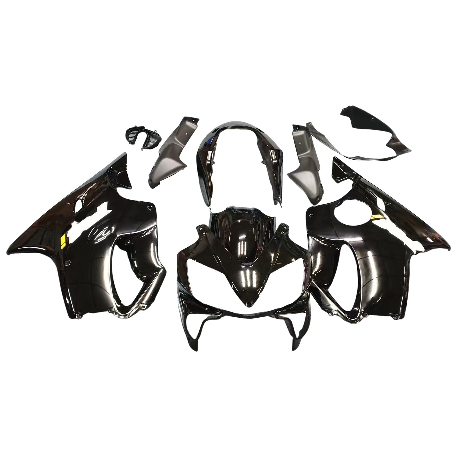 Amotopart 2004-2007 ホンダ CBR 600 F4i フェアリング ブラック キット
