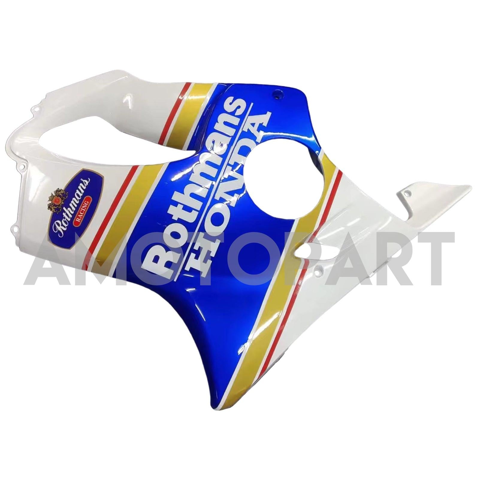 Amotopart 2004-2007 Honda CBR600 F4I Blue & Yellow with Logo Style2 Zestaw owiewki