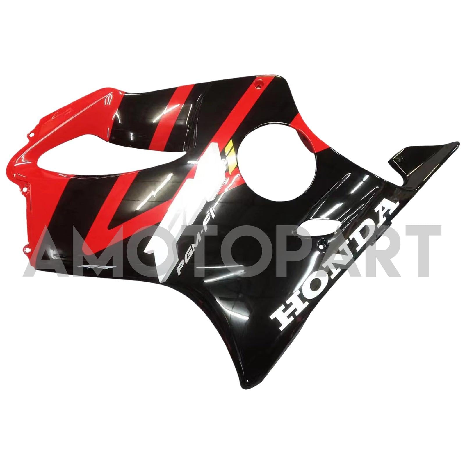 Amotopart 2004-2007 Honda CBR600 F4i Red&Black Fairing Kit