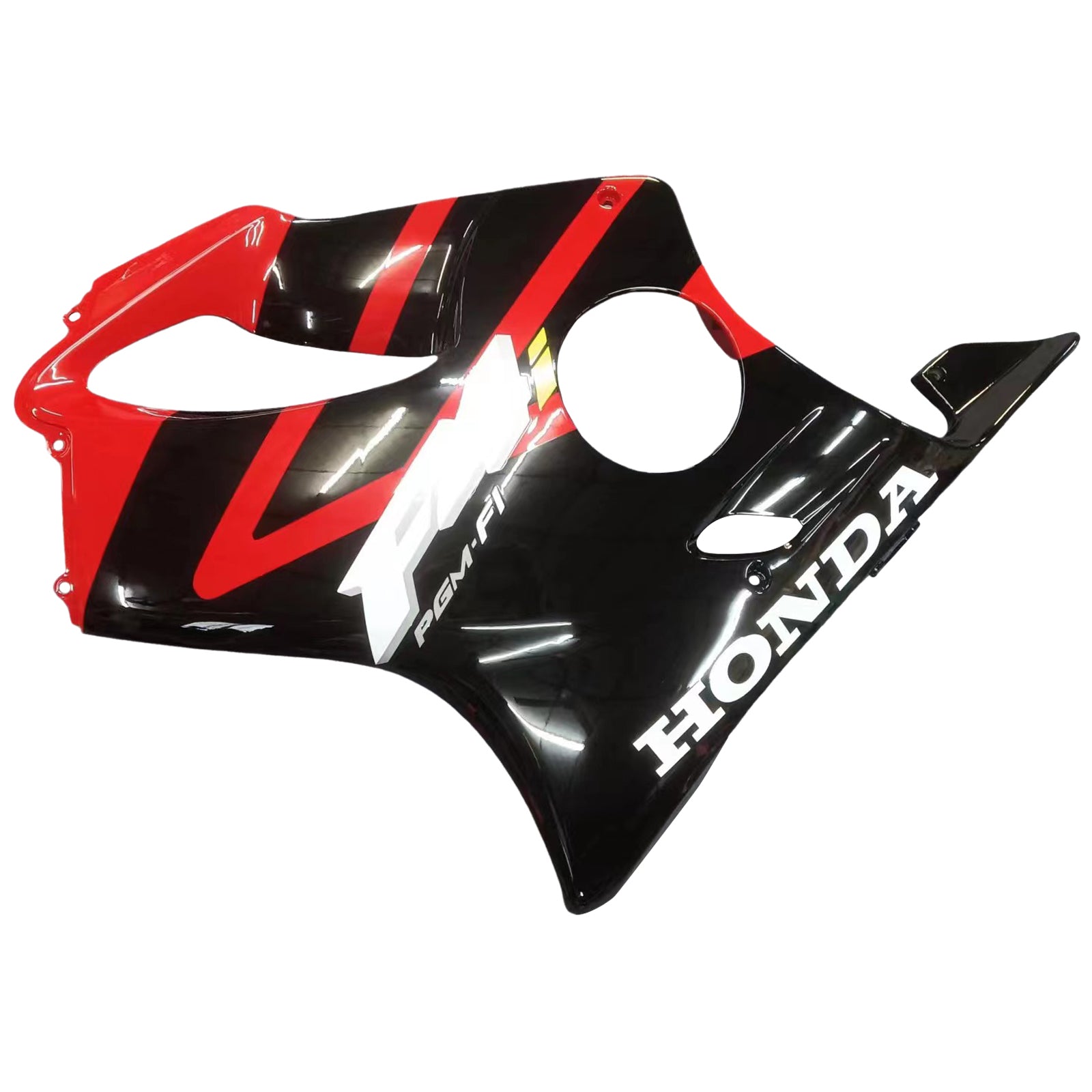 Amotopart 2004-2007 Kit carena Honda CBR600 F4i rosso e nero