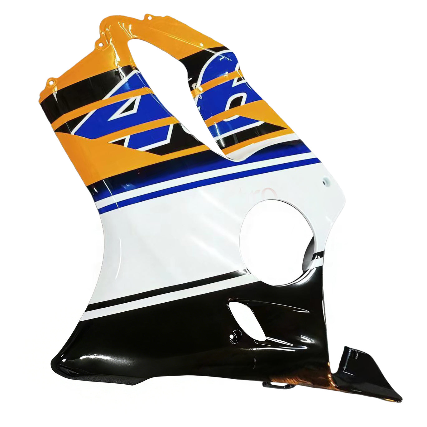 Amotopart 2004-2007 Honda CBR600 F4i blu e giallo con kit carenatura logo Style3