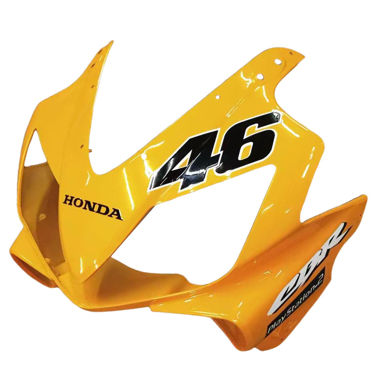 Amotopart 2004-2007 Honda CBR600 F4I Blue & Yellow With Logo Style3 Fairing Kit