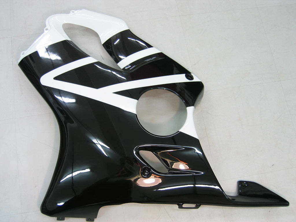 Amotopart 2004-2007 Honda CBR600 F4I White & Black Fairing Zestaw
