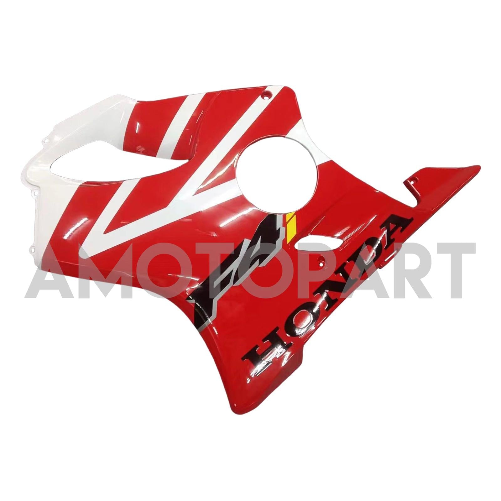 Amotopart 2004-2007 Kit carena Honda CBR600 F4i rosso e bianco
