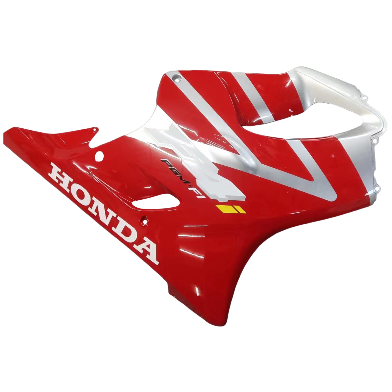 Amotopart 2004-2007 Kit carena Honda CBR600 F4i rosso e argento