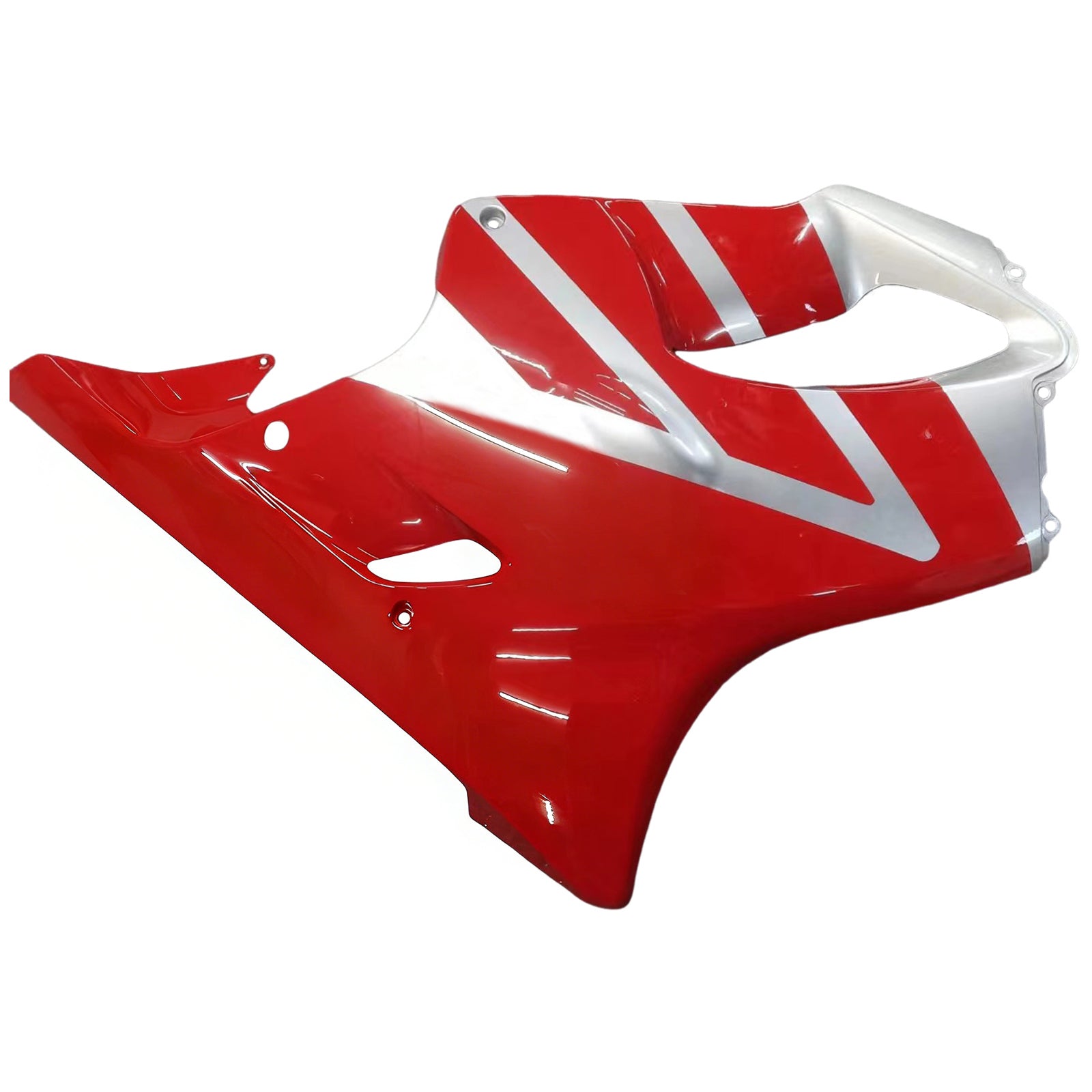 Amotopart 2004-2007 Honda CBR600 F4i Red&Silver Fairing Kit