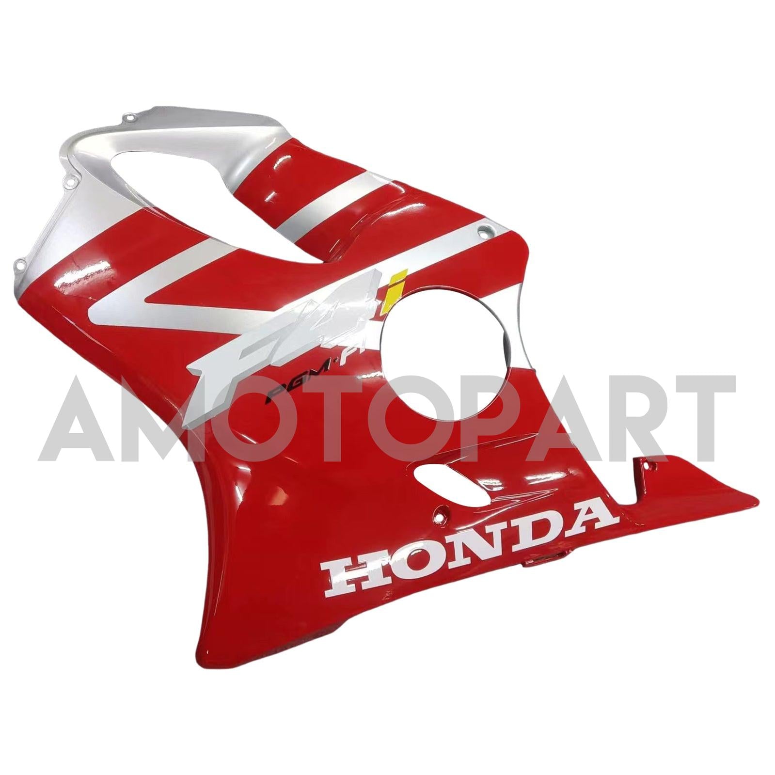 Amotopart 2004-2007 Honda CBR600 F4i Red&Silver Fairing Kit