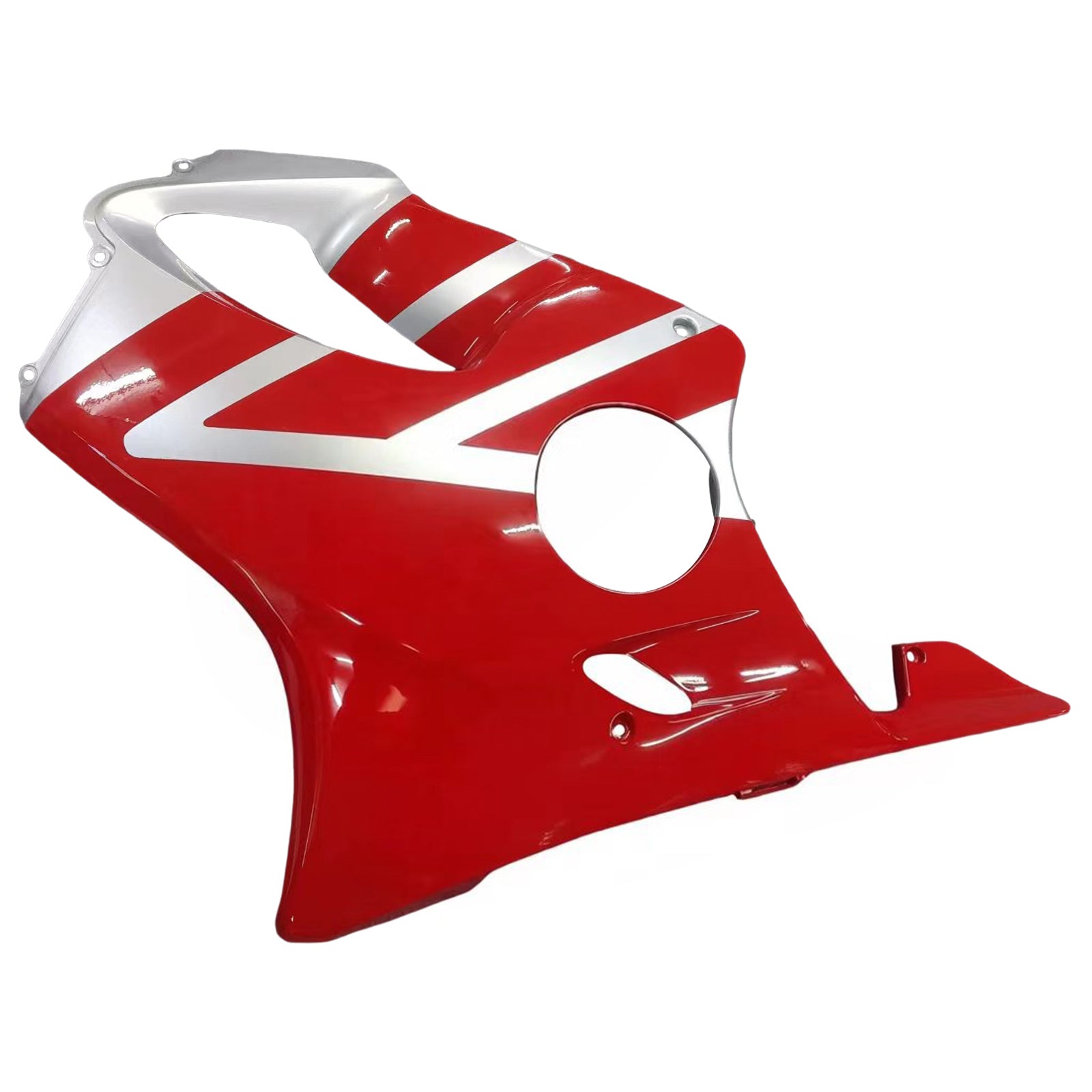 Amotopart 2004-2007 Honda CBR600 F4i Red&Silver Fairing Kit