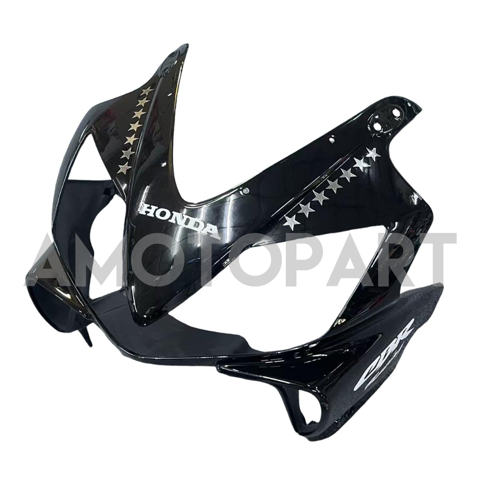 Amotopart 2004-2007 Honda CBR600 F4i Black with Logo Fairing Kit