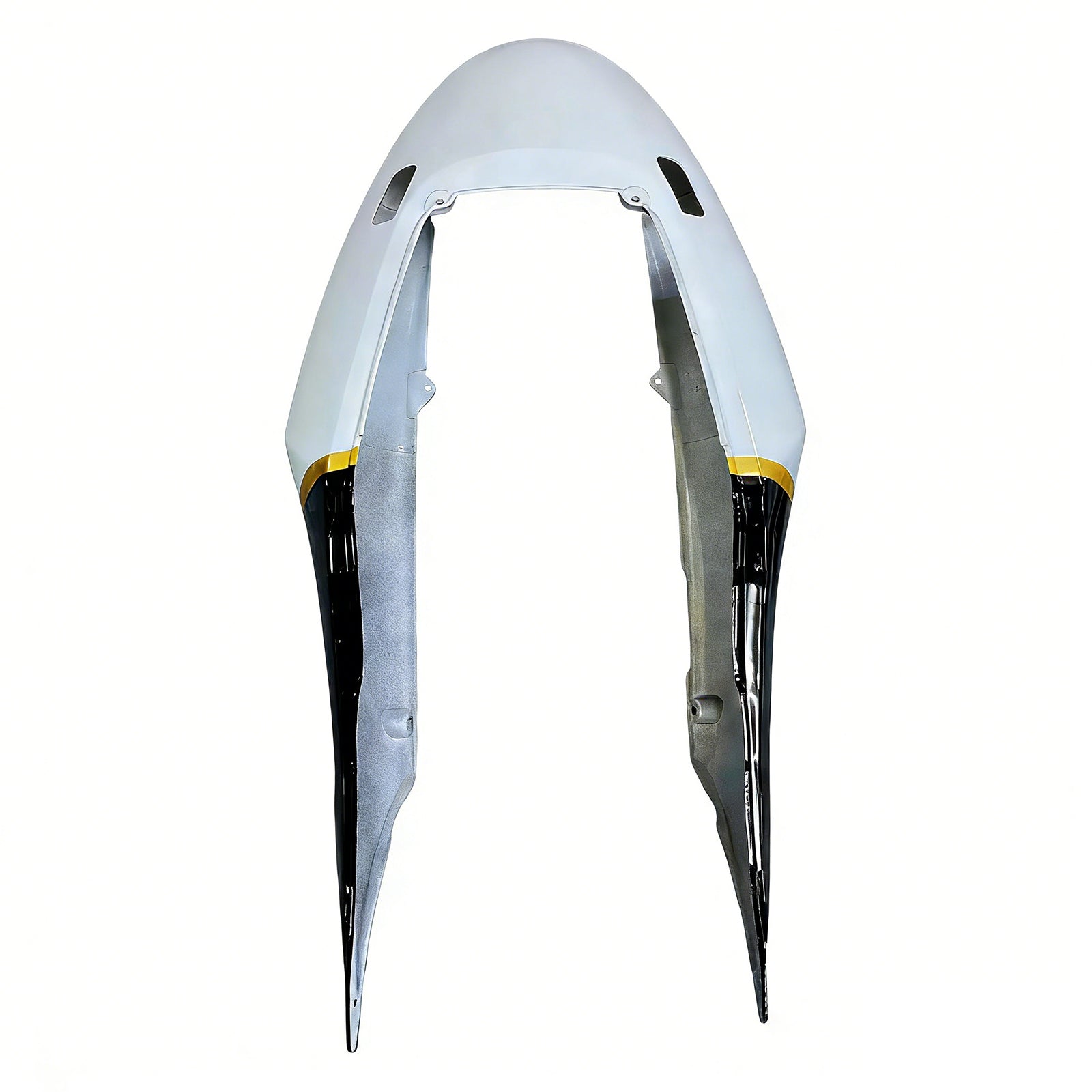 Amotopart 2004–2007 Honda CBR600 F4i Weiß Schwarz Verkleidungsset