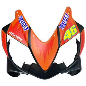 Amotopart 2004-2007 Honda CBR600 F4i Kit de carenado naranja y rojo