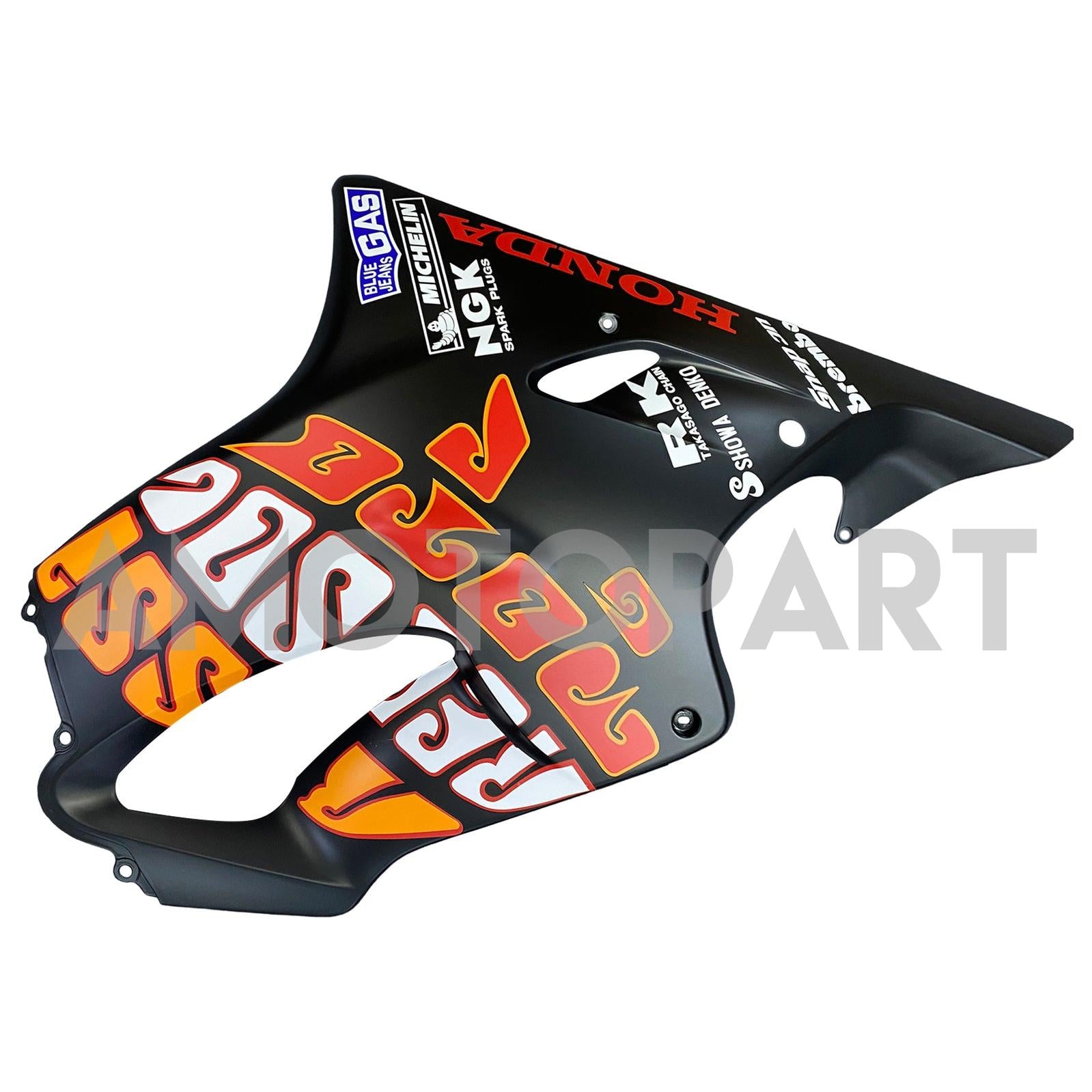 Amotopart 2004-2007 Honda CBR600 F4i Orange&Red Fairing Kit