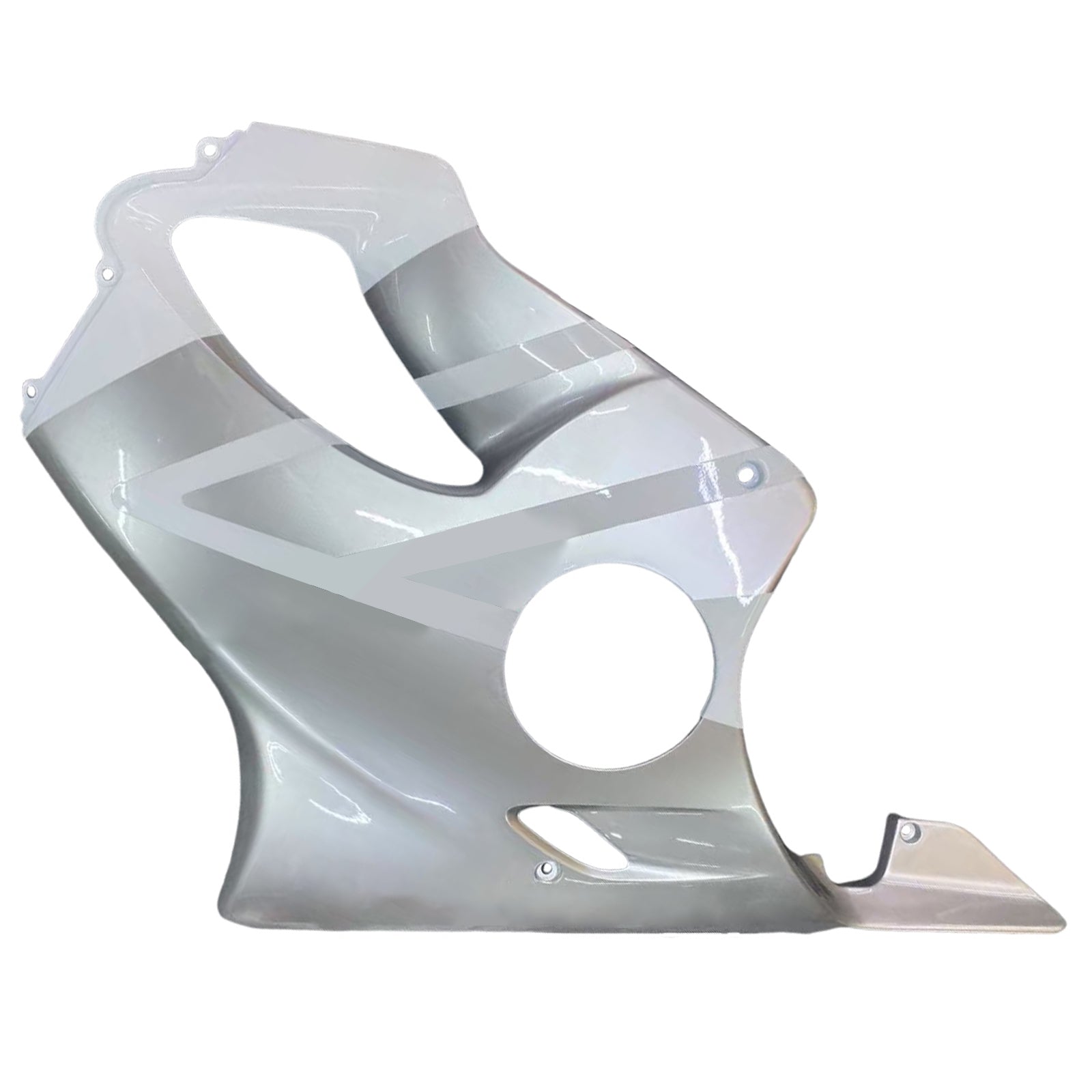 Amotopart 2004-2007 Honda CBR600 F4i White Fairing Kit