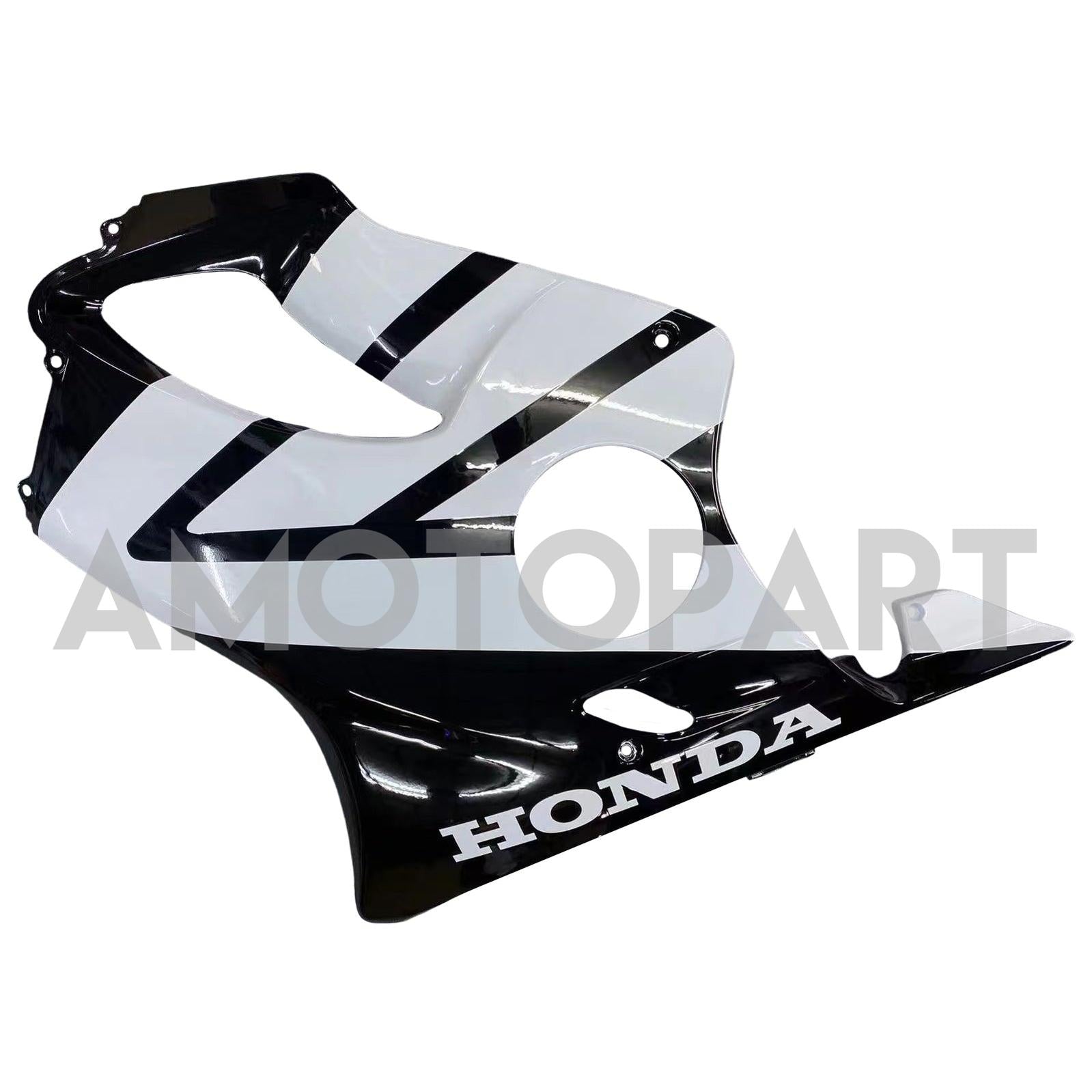 Amotopart Honda CBR600 F4I 2004-2007 Black & White Fairing Kit