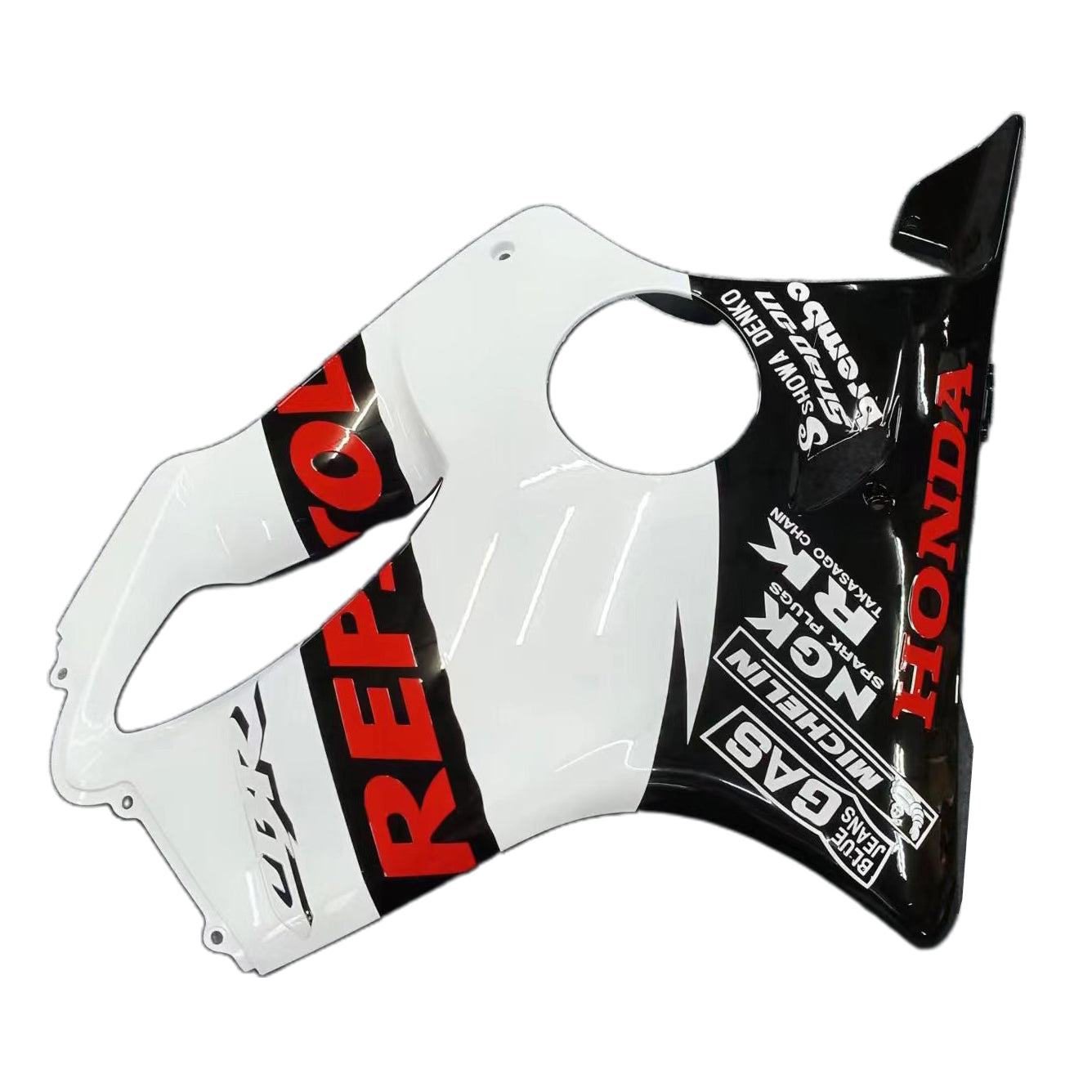 Amotopart Honda CBR600 F4i 2004-2007 White&Black Fairing Kit