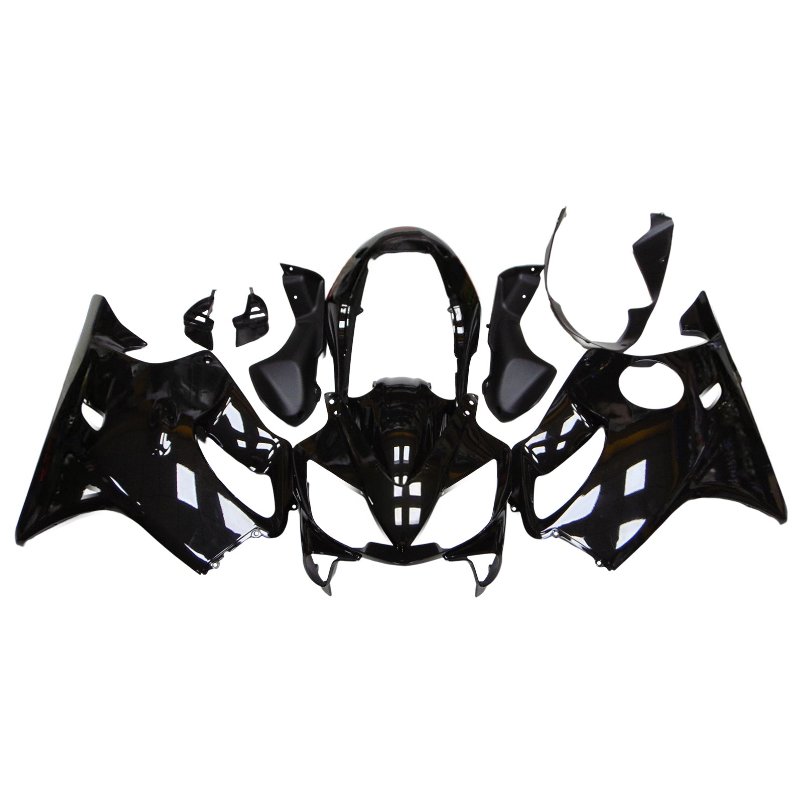 Amotopart ホンダ CBR600 F4i 2004-2007 ブラック フェアリングキット
