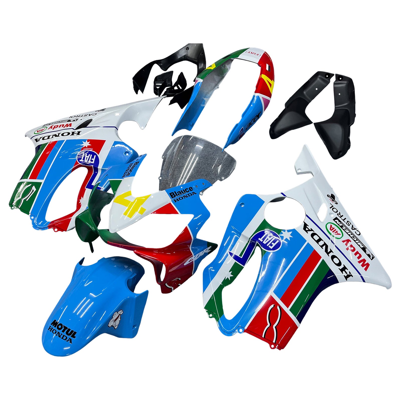 Amotopart Honda CBR600 F4i 2004-2007 Multicolor Fairing Kit