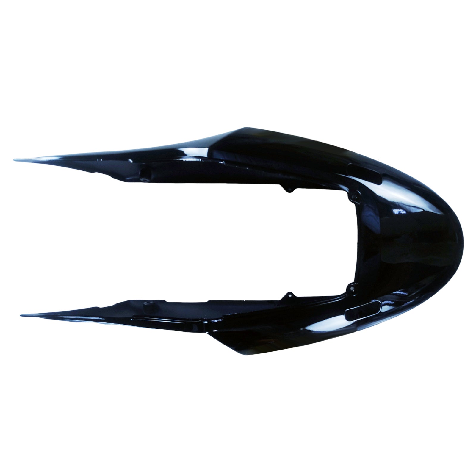 Amotopart 2004-2007 CBR600 F4i Honda Black avec kit de carénage de logo jaune