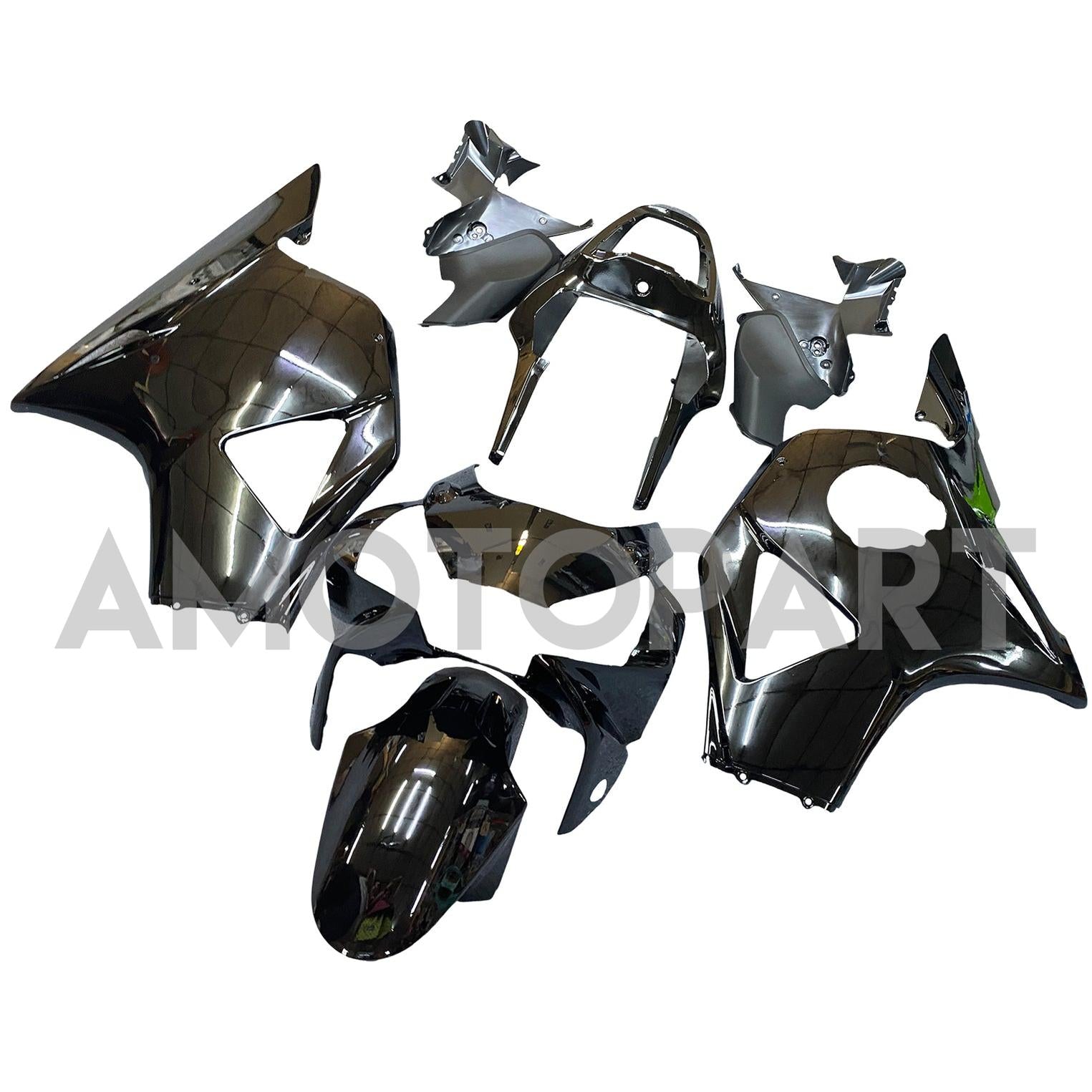 Amotopart 2002-2003 CBR954 HONDA GLOSS BLACK RAKING KIT