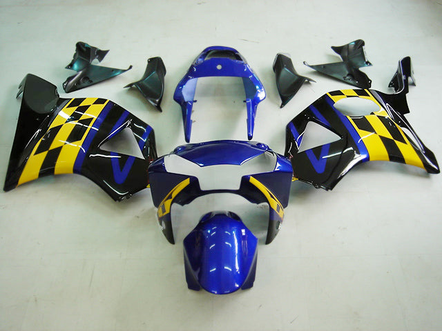 Amotopart 2002-2003 Honda CBR954 Fairing Blue Multi Color Kit