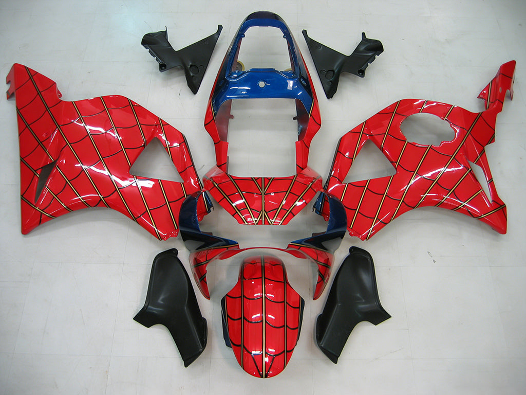 Amotopart 2002-2003 Honda CBR954 Fairing Red Spider Kit
