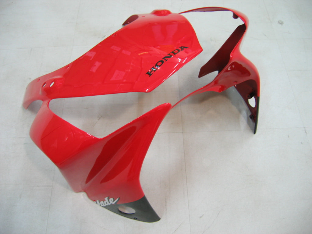 Amotopart 2002-2003 Honda CBR954 Kit de carenado rojo y negro