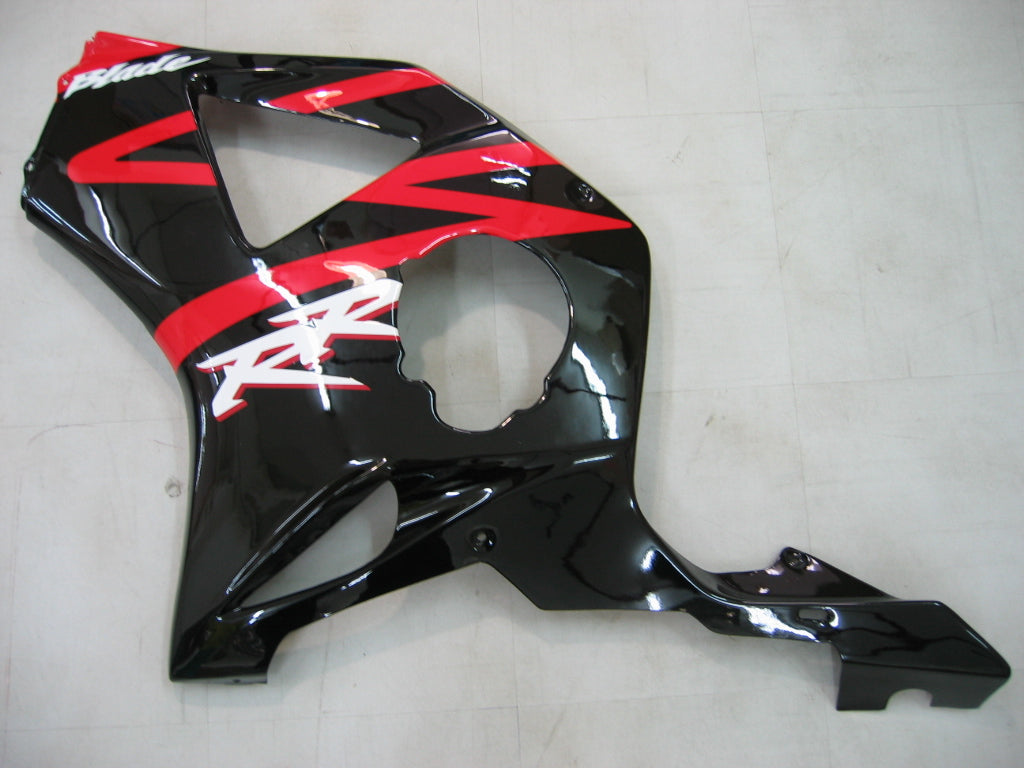 Amotopart 2002-2003 Honda CBR954 Kit de carénage rouge et noir