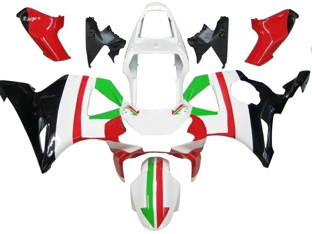 Amotopart 2002–2003 Honda CBR954 Verkleidungsset, weiß, mehrfarbig