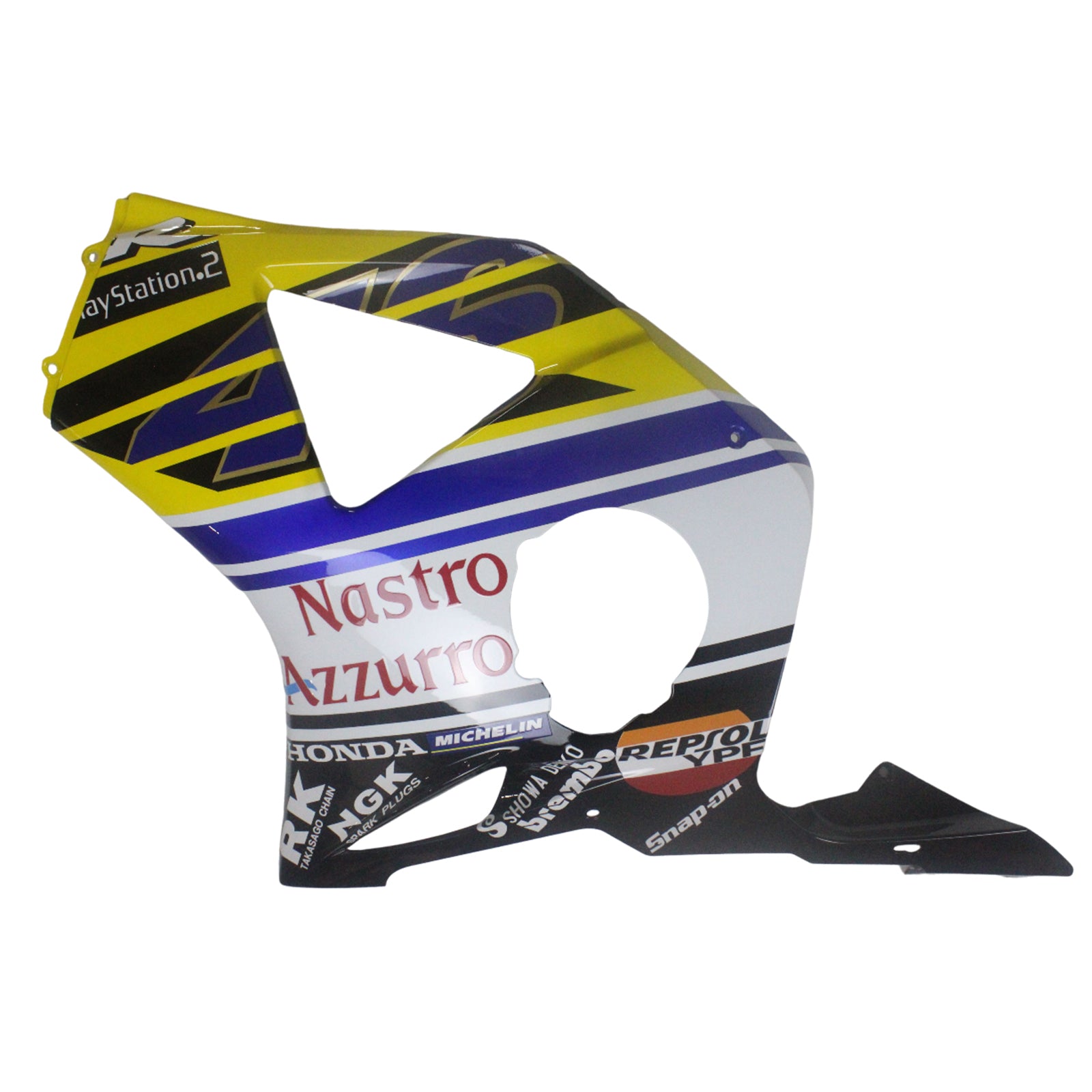 Amotopart 2002-2003 CBR954 Honda Blue&Yellow Fairing Kit