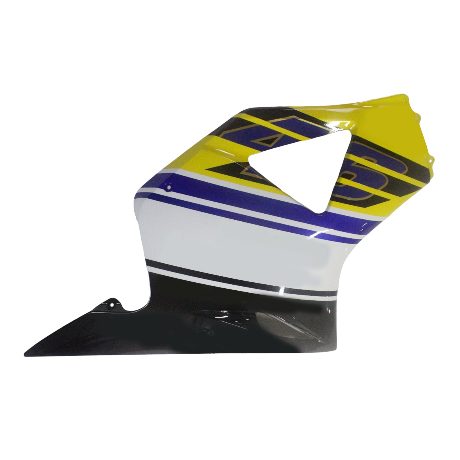 Amotopart 2002-2003 CBR954 Honda Bleu&Kit de carénage jaune