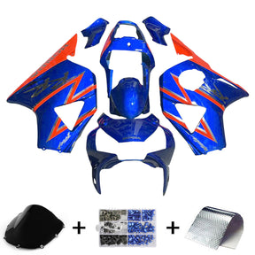 Amotopart Honda CBR954 2002-2003 Blue&Orange Fairing Kit