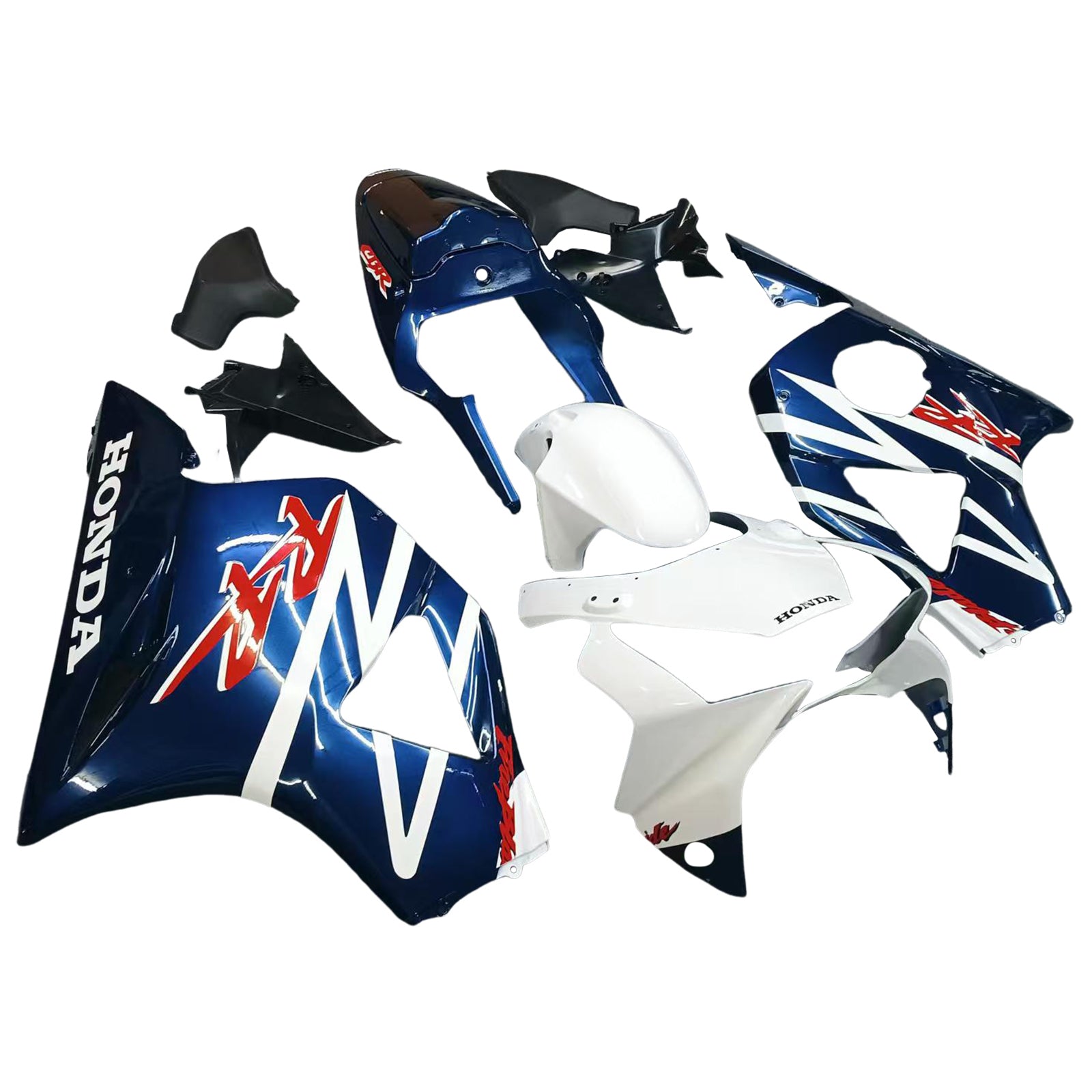 Amotopart 2002-2003 CBR954 Honda Blue & Black Failing Kit