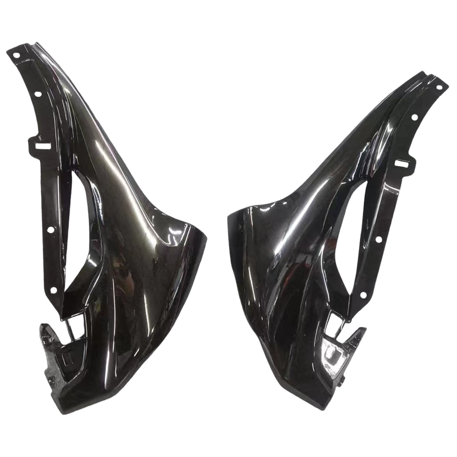 Amotopart Verkleidungssatz für Honda CBR250R 2011–2015, glänzend schwarz