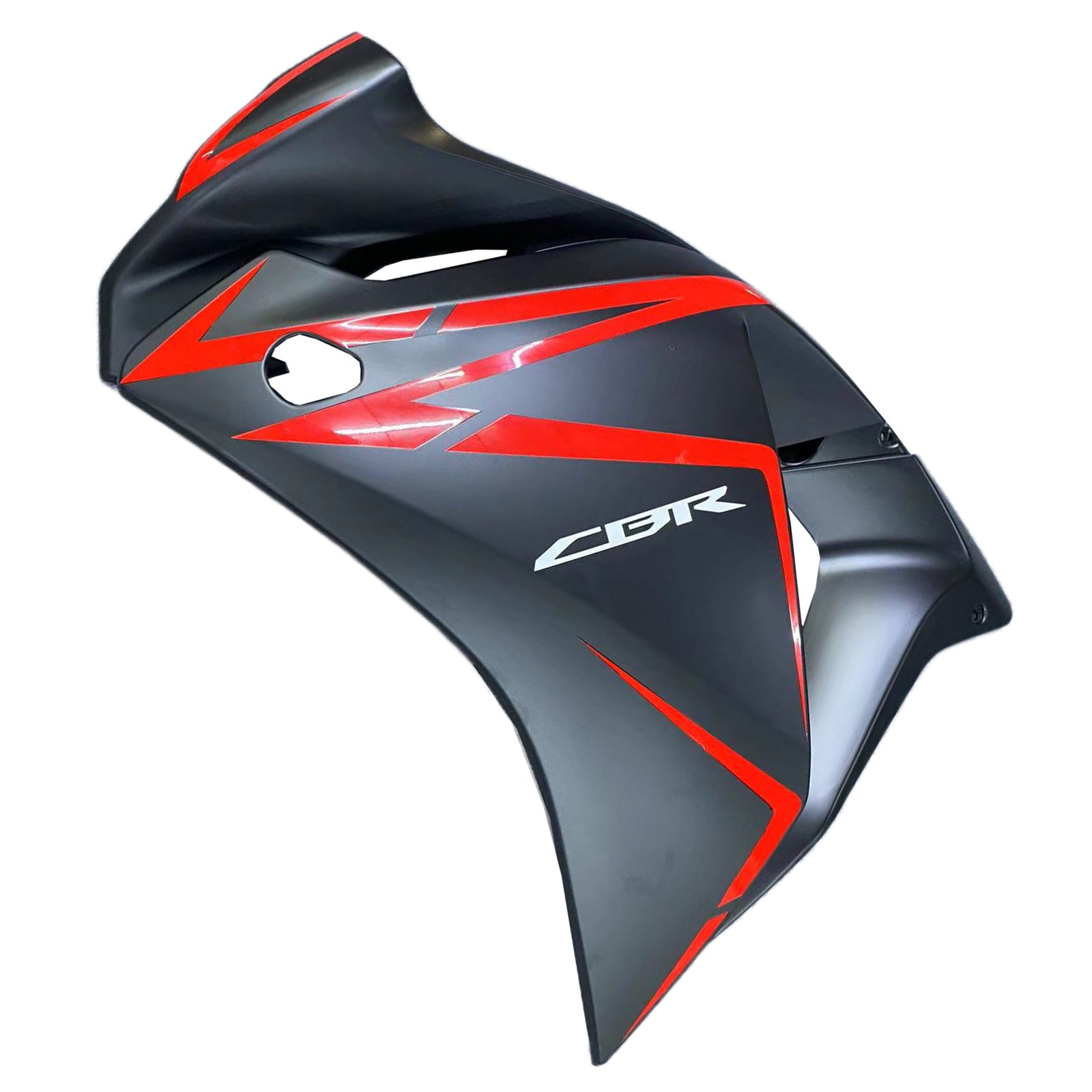 Amotopart 2011-2015 CBR250R Honda Black avec Kit de carénage à rayures rouges
