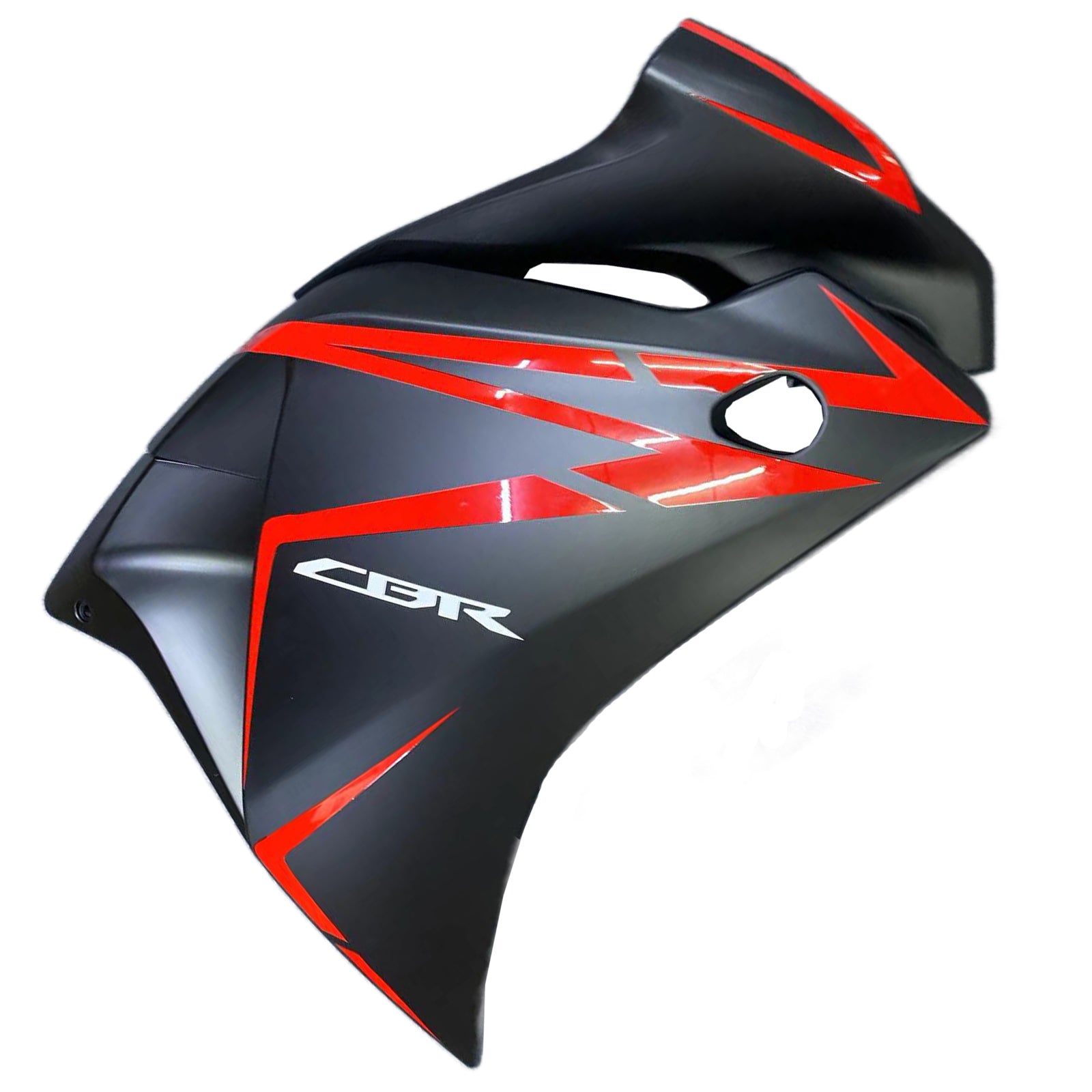 Amotopart 2011-2015 CBR250R Honda Black avec Kit de carénage à rayures rouges