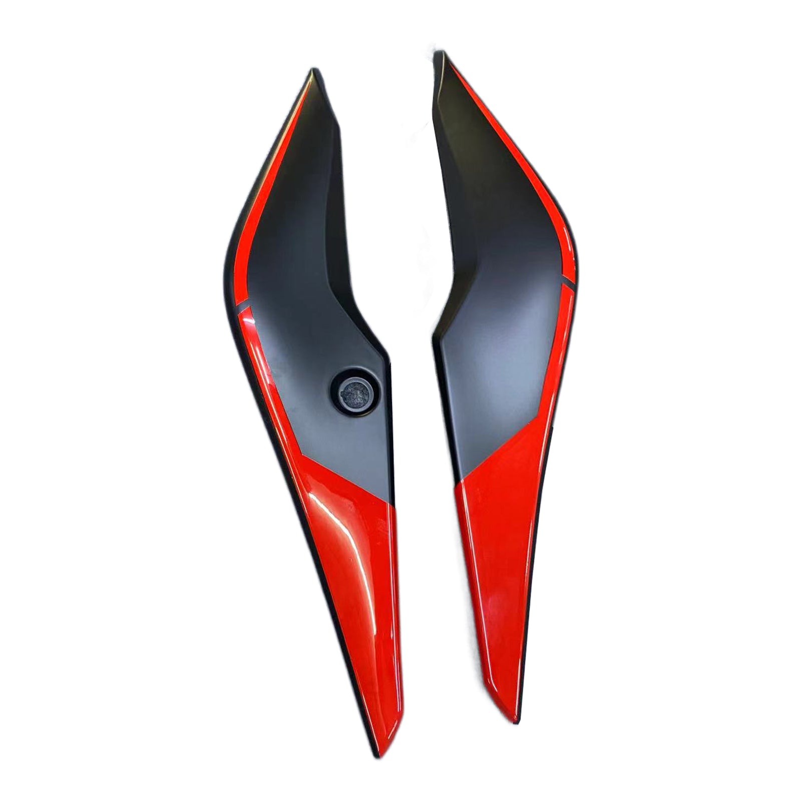 Amotopart 2011-2015 CBR250R Honda Black avec Kit de carénage à rayures rouges