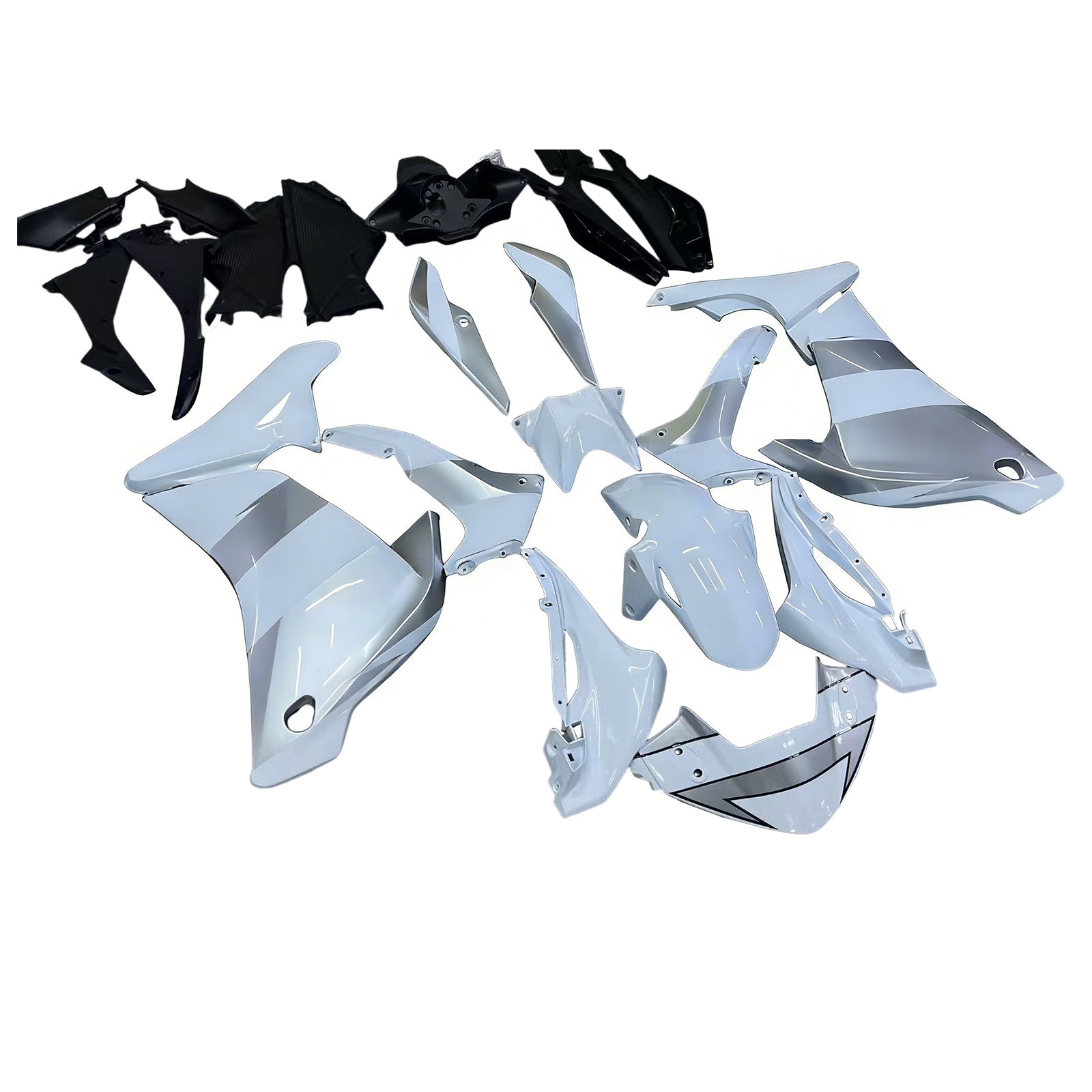 Amotopart 2011-2015 CBR250R Honda Grå&Wvit kåpsats
