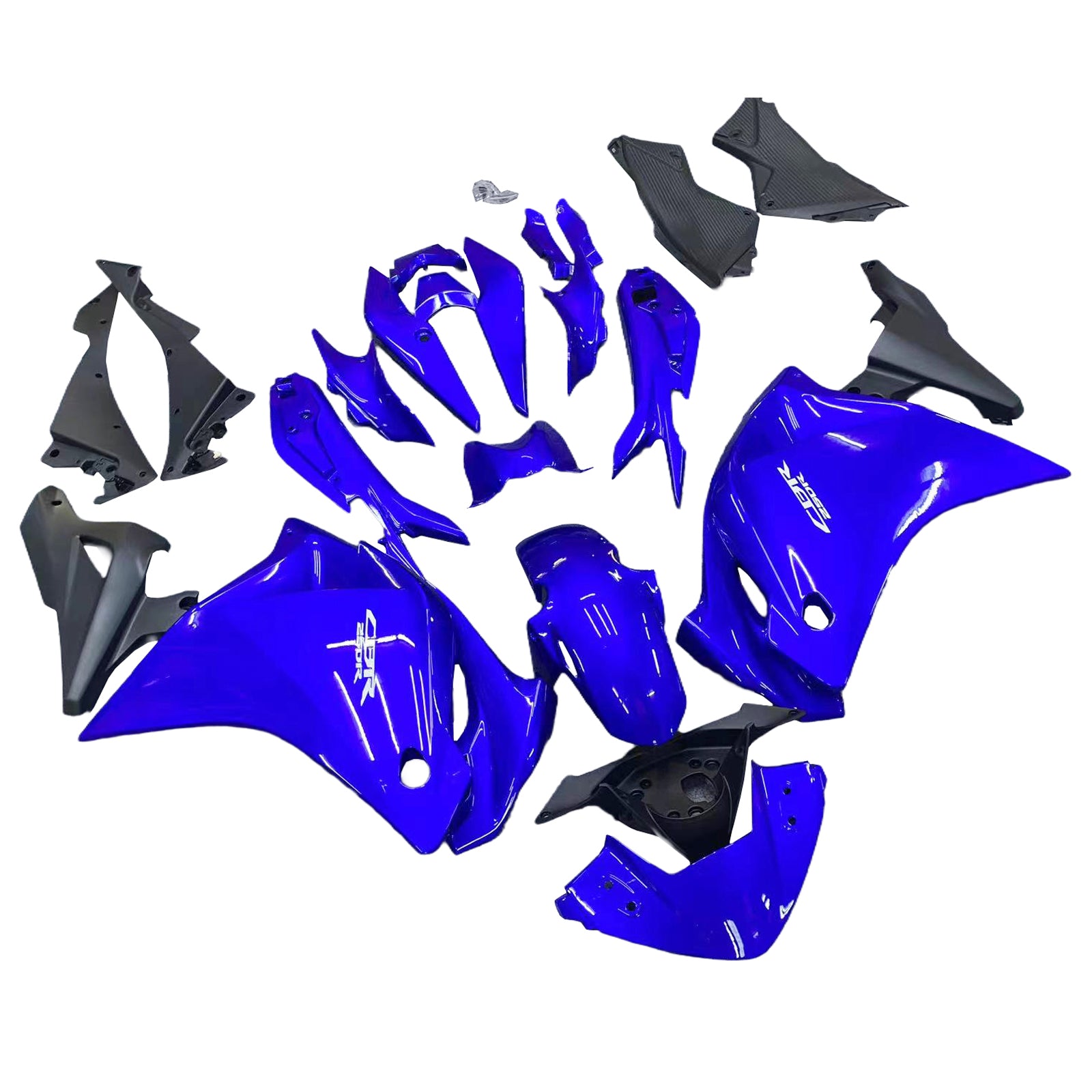 Amotopart 2011-2015 CBR250R Honda Blue Fairing Kit