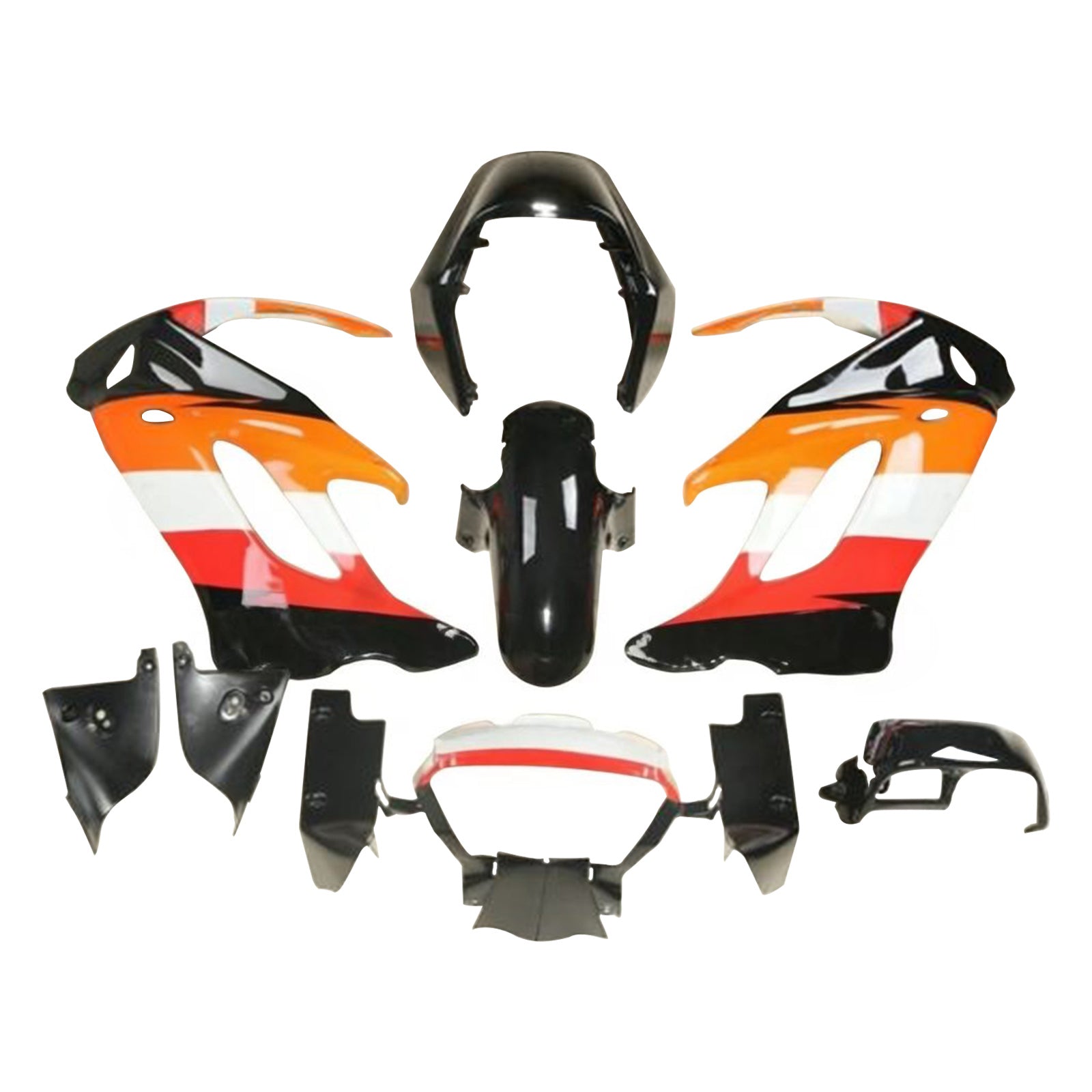 Amotopart 1997-2005 Honda orange VTR1000F Fairing Kit