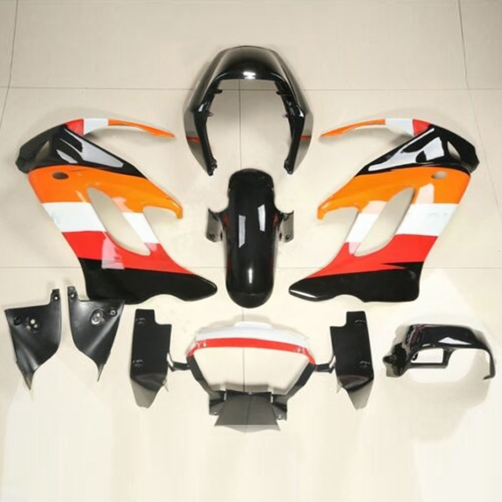 Amotopart 1997-2005 Honda orange VTR1000F Fairing Kit