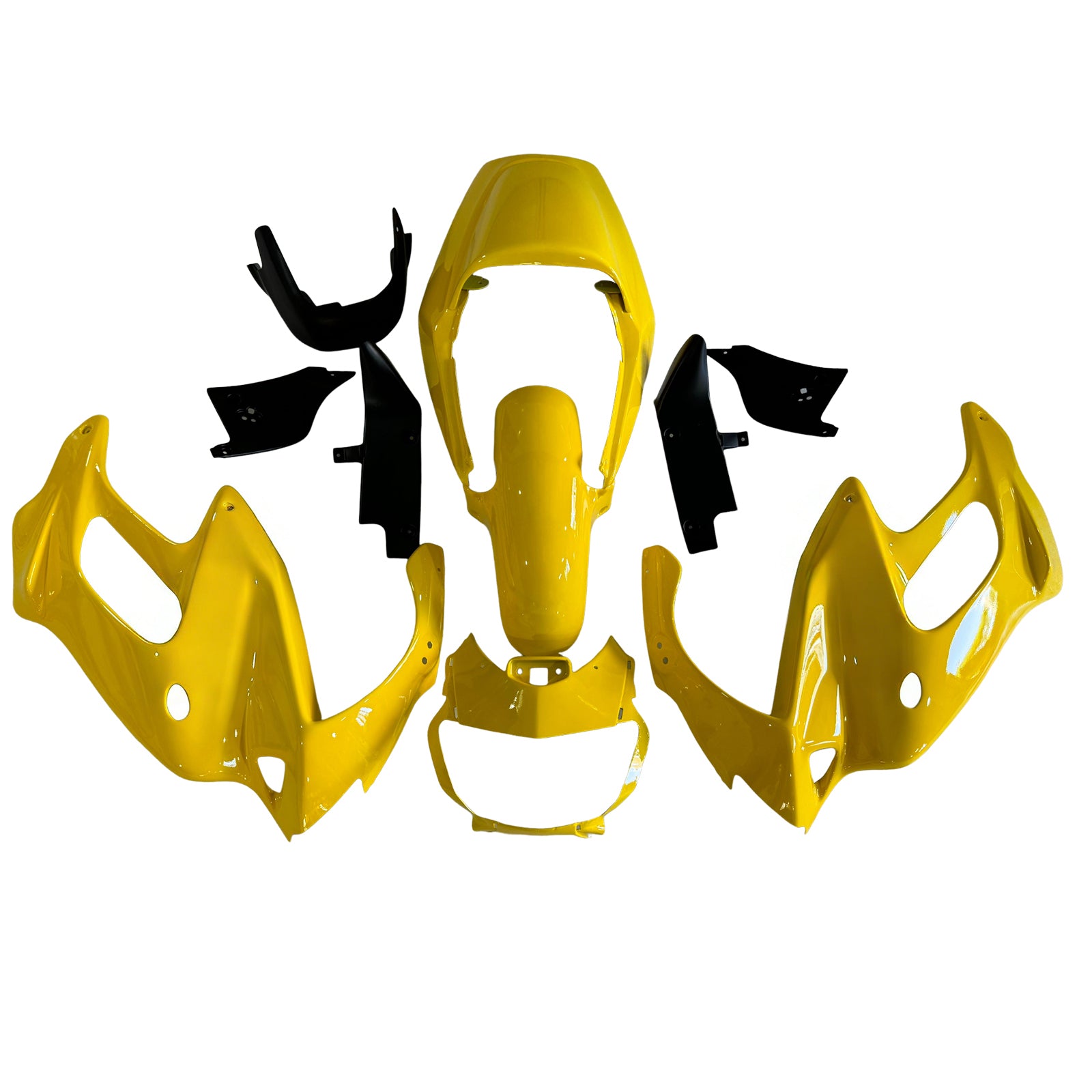 Amotopart 1997-2005 Honda VTR1000F Yellow Fairing Kit