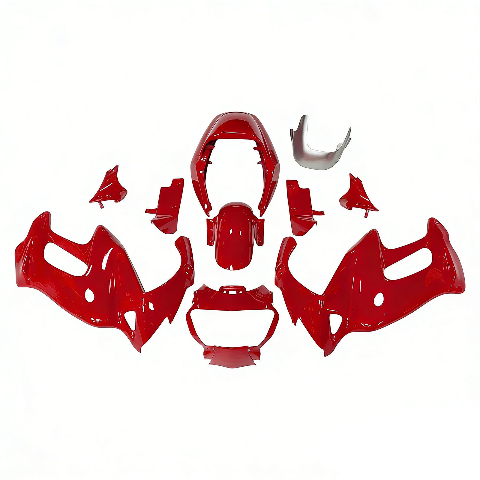 Amotopart 1997-2005 VTR1000F Honda Red Fairing Kit
