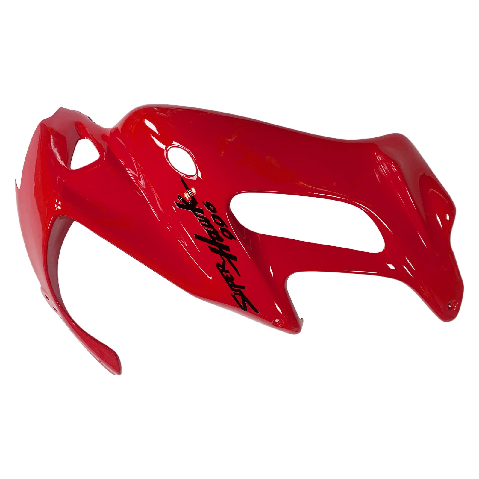 Amotopart 1997-2005 VTR1000F Honda Red with Black Logo Fairing Kit