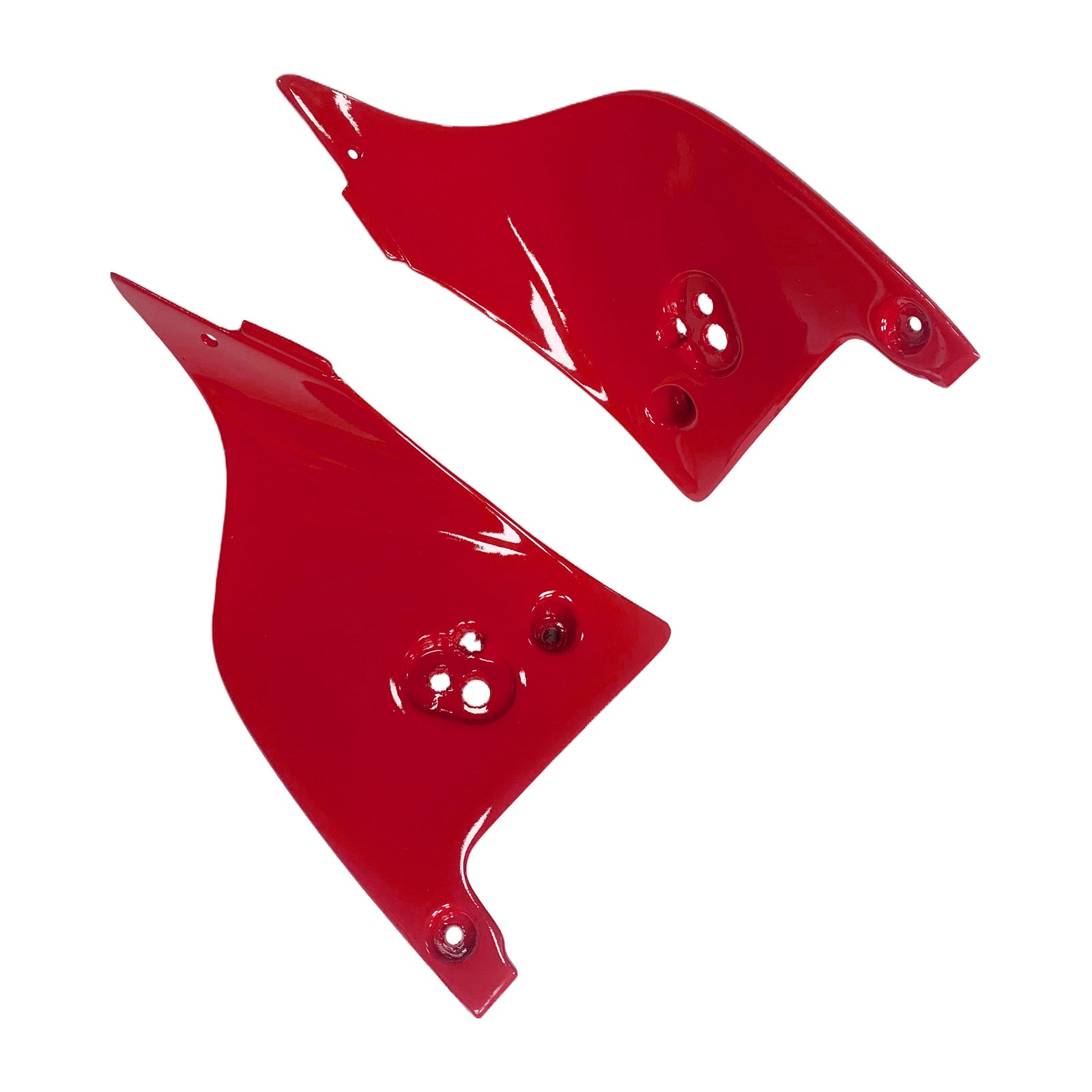 Amotopart 1997-2005 VTR1000F Honda Red with Black Logo Fairing Kit
