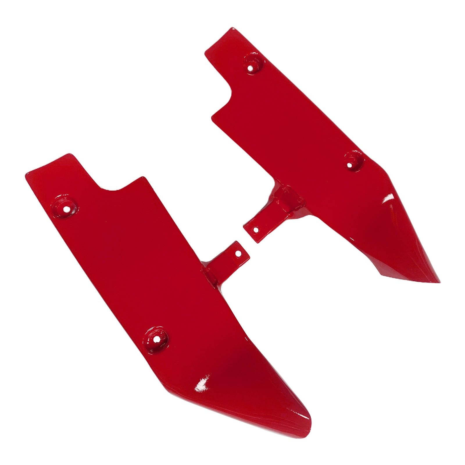 Amotopart 1997-2005 VTR1000F Honda Red with Black Logo Fairing Kit