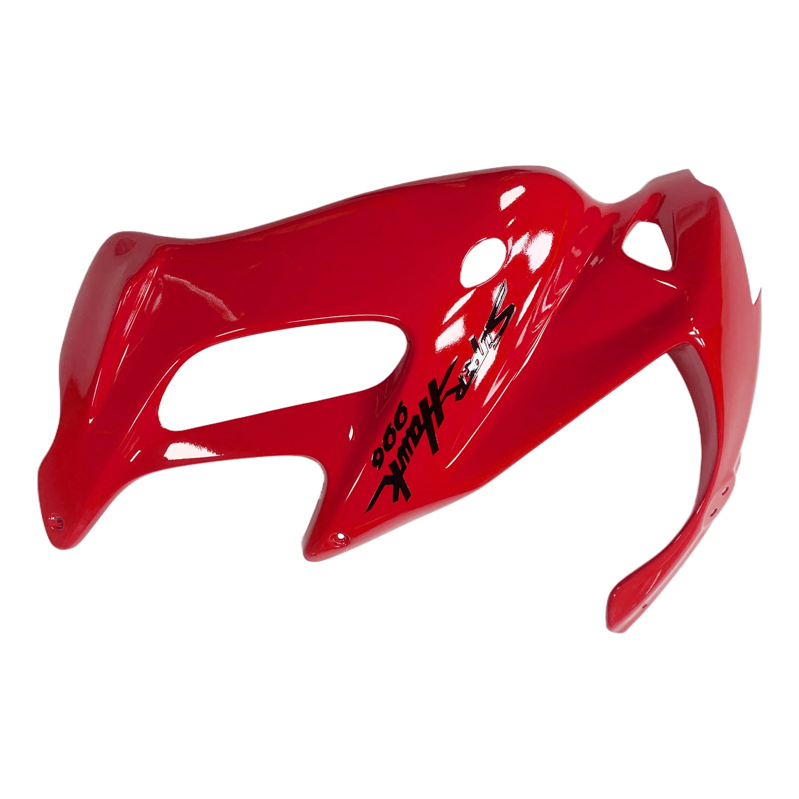 Amotopart 1997-2005 VTR1000F Honda Red with Black Logo Fairing Kit