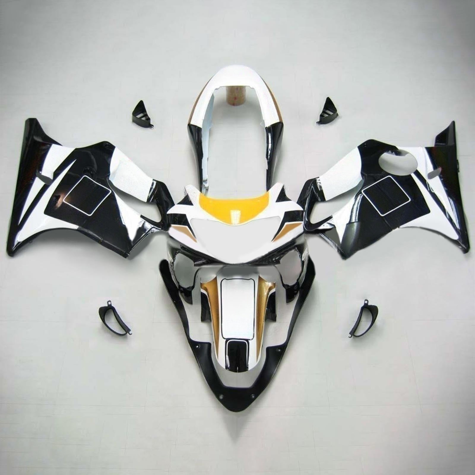 Amotopart Honda CBR600F4 1999-2000 Playboy White&Black Fairing Kit