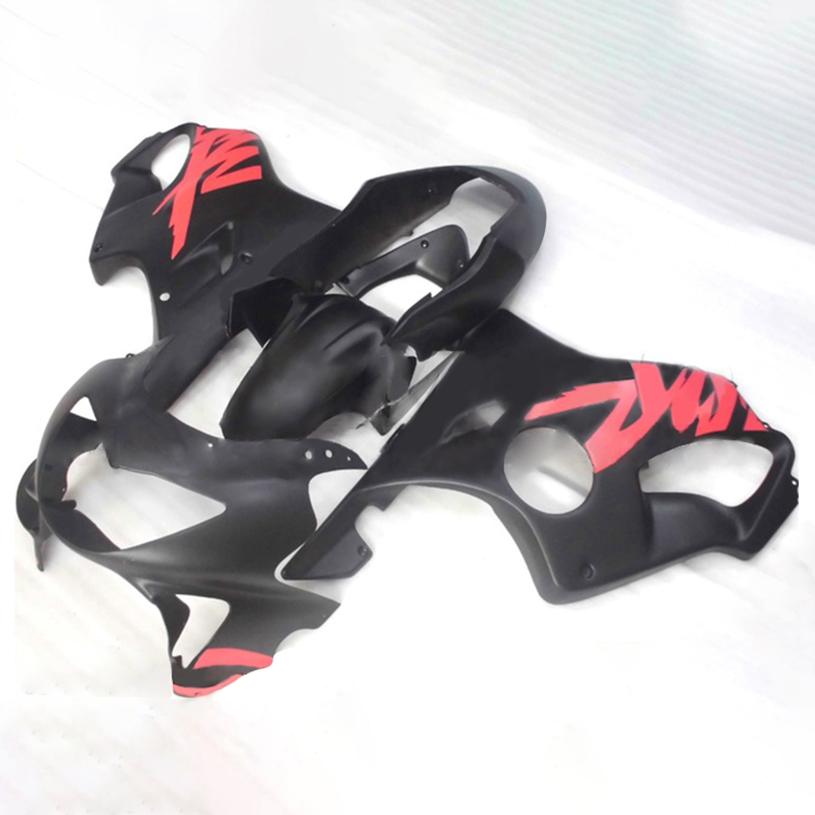 Amotopart 1999-2000 CBR600 F4 Honda Matte Black&Red Fairing Kit